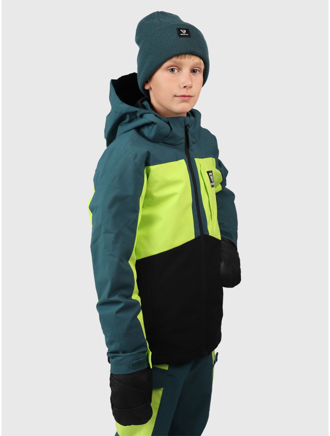 Brunotti, Aratiny chaqueta de esquí niños Fuel Green verde 