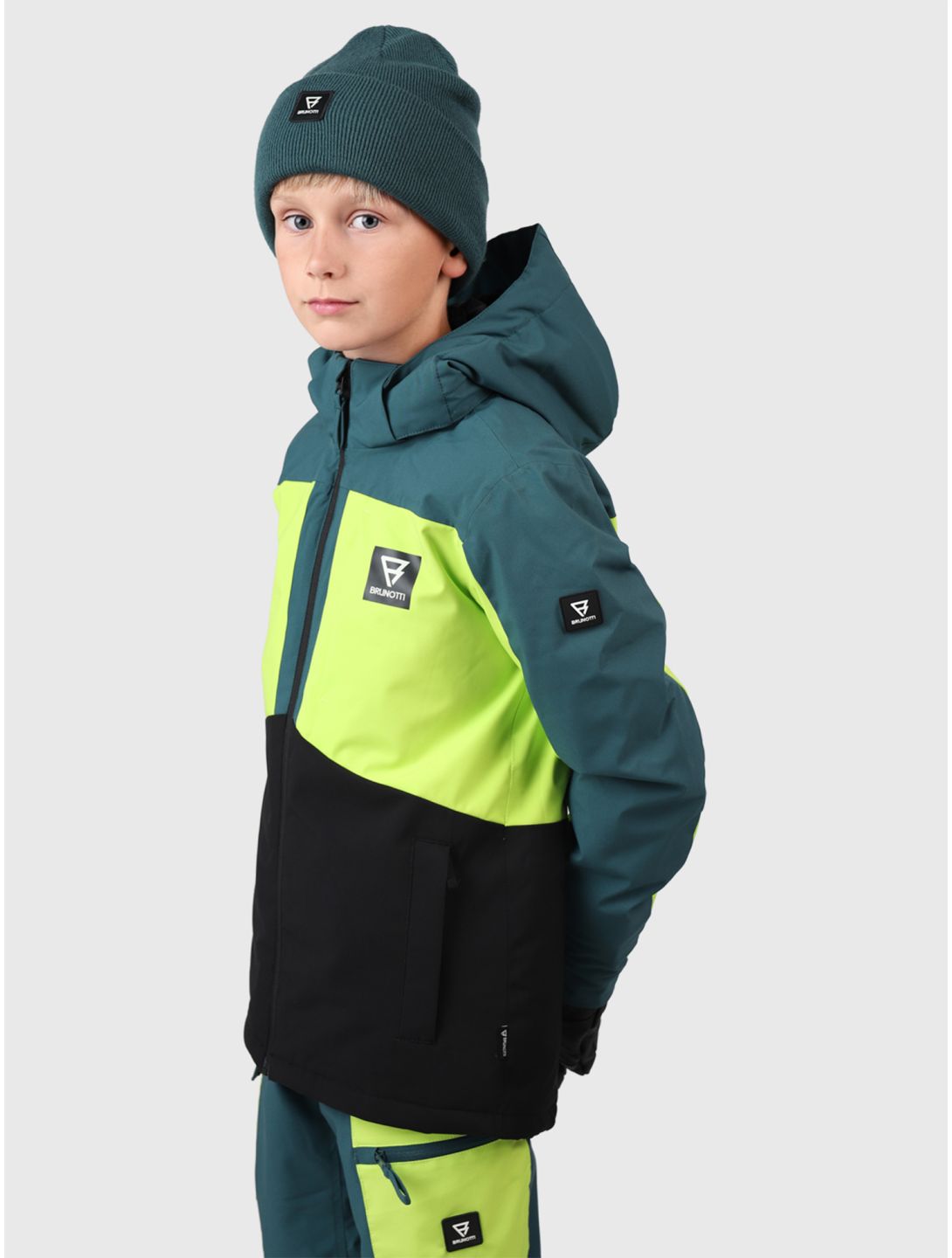 Brunotti, Aratiny chaqueta de esquí niños Fuel Green verde 