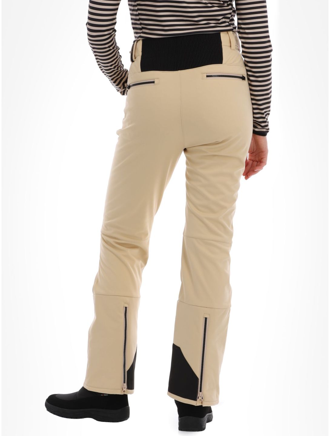 Brunotti, Coldlake pantalones de esquí softshell mujeres Canvas beige 