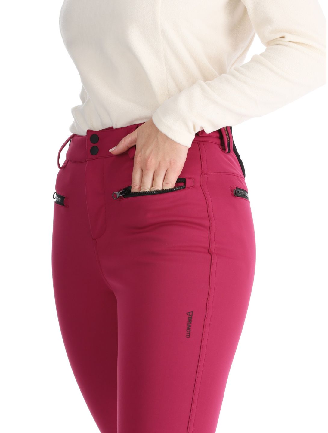 Brunotti, Coldlake pantalones de esquí softshell mujeres Fuchsia púrpura 