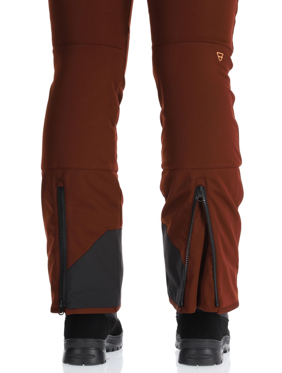 Brunotti, Coldlake pantalones de esquí softshell mujeres Port rojo 