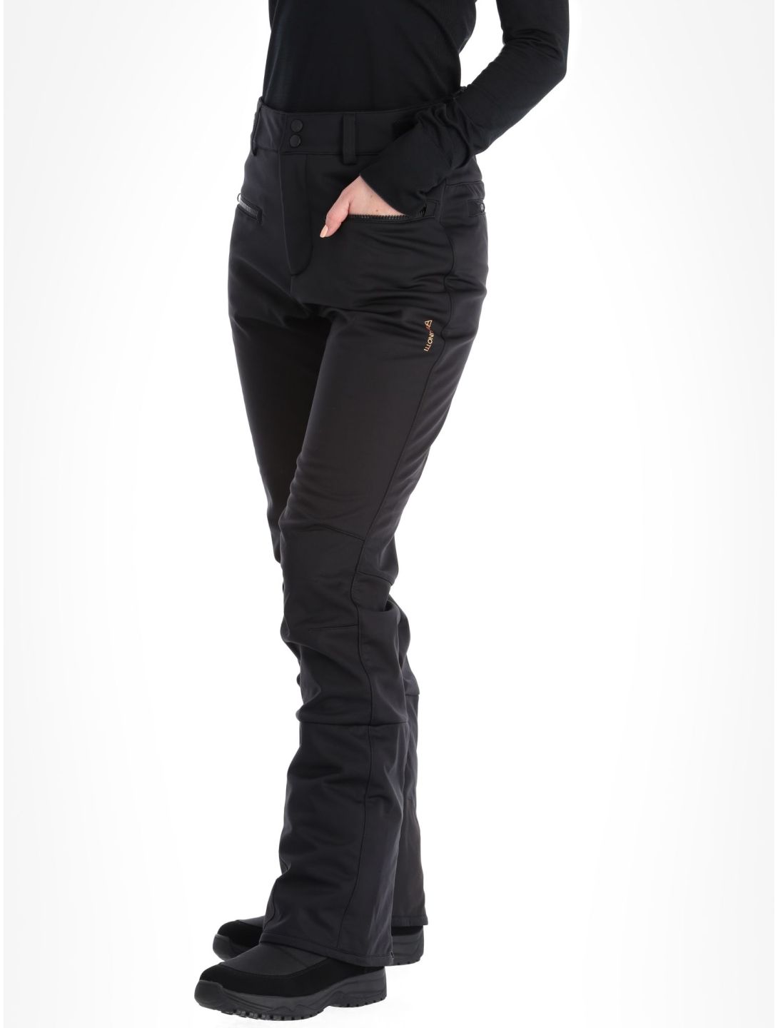 Brunotti, Coldlake-N pantalones de esquí softshell mujeres Black negro 