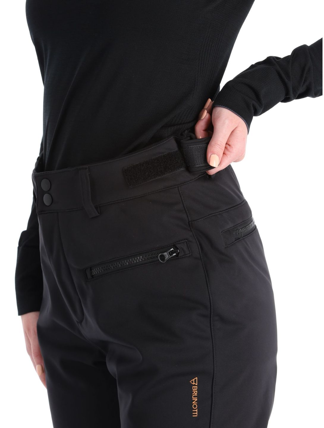 Brunotti, Coldlake-N pantalones de esquí softshell mujeres Black negro 