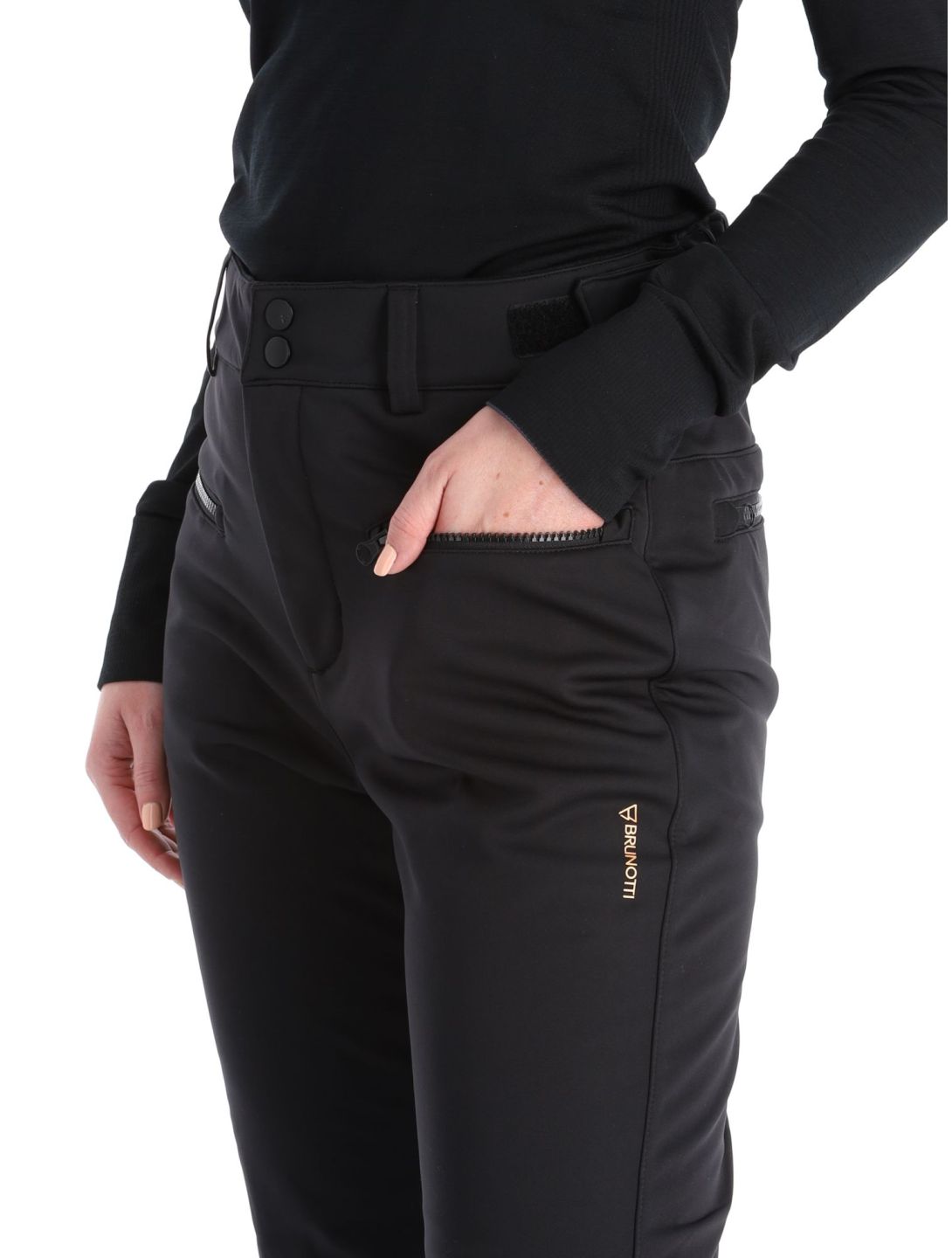 Brunotti, Coldlake-N pantalones de esquí softshell mujeres Black negro 