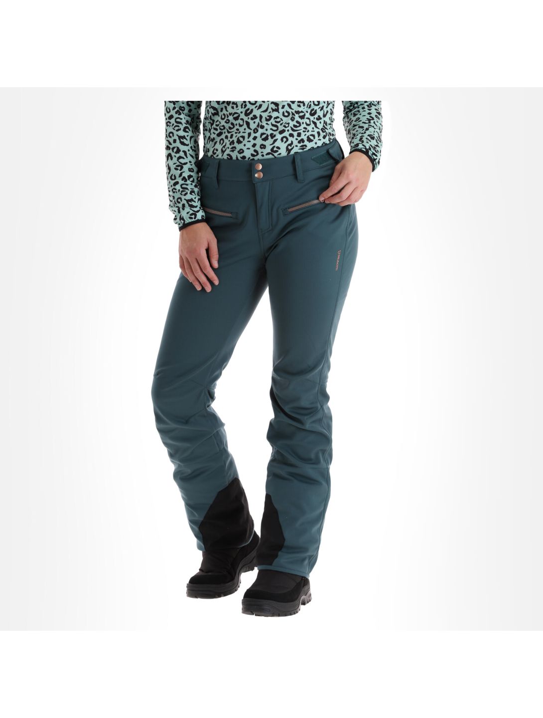 Brunotti, Coldlake-N pantalones de esquí softshell mujeres glass verde 