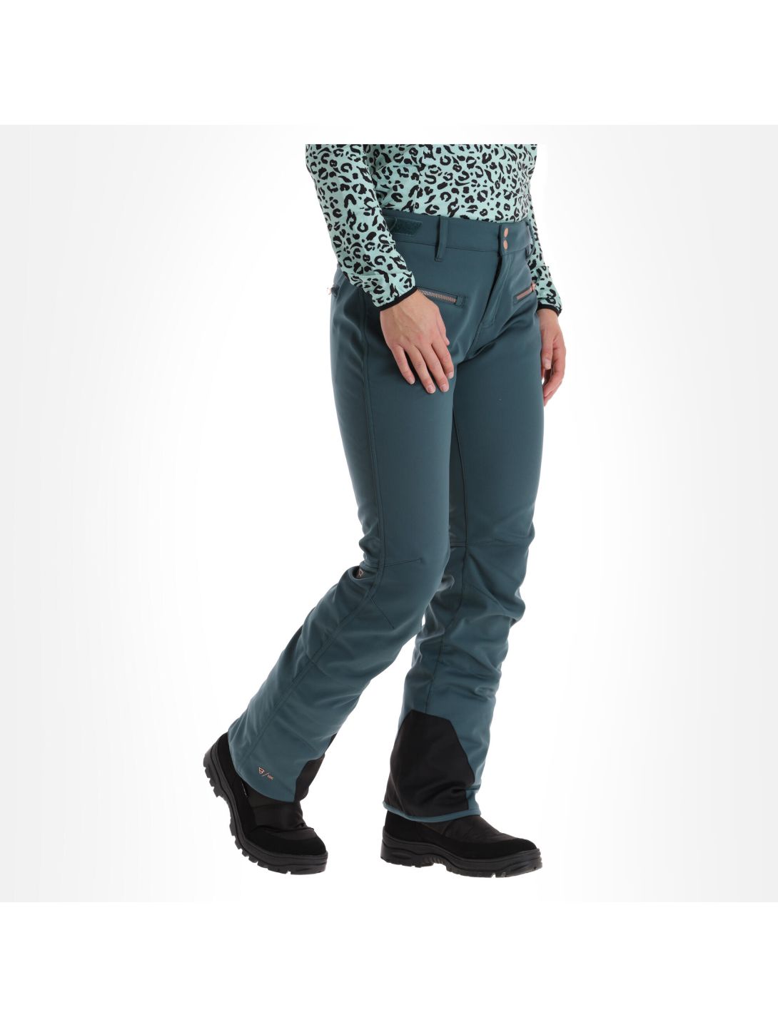 Brunotti, Coldlake-N pantalones de esquí softshell mujeres glass verde 