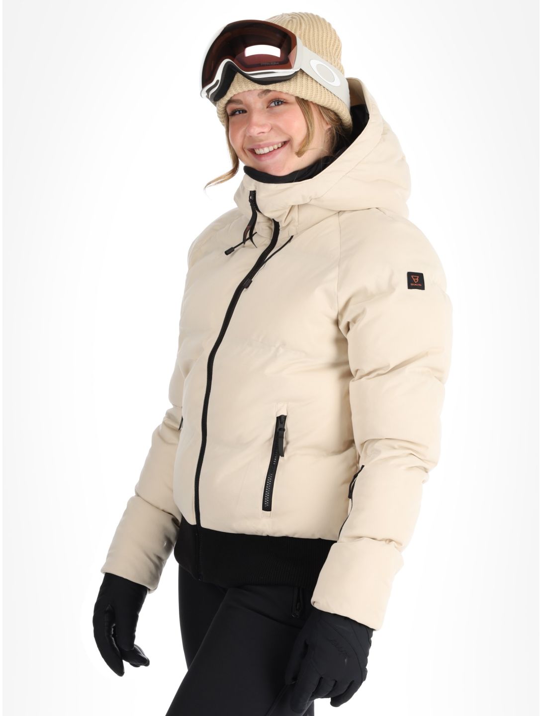 Brunotti, Firecrown chaqueta de esquí mujeres Canvas beige 