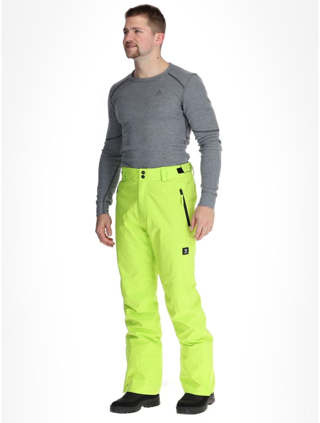 Brunotti, Footrail pantalones de esquí hombres Electric verde 