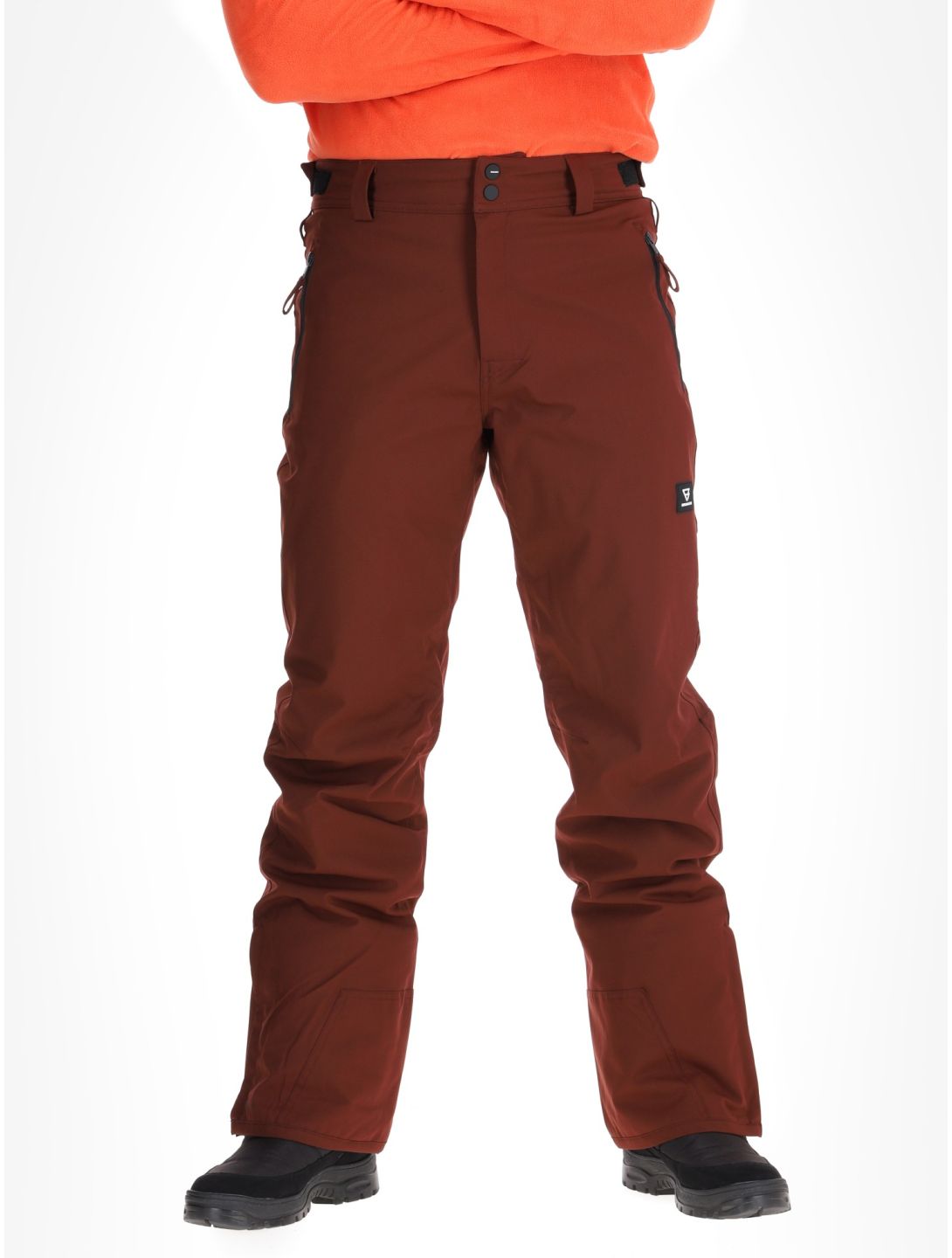 Brunotti, Footrail pantalones de esquí hombres Port rojo 