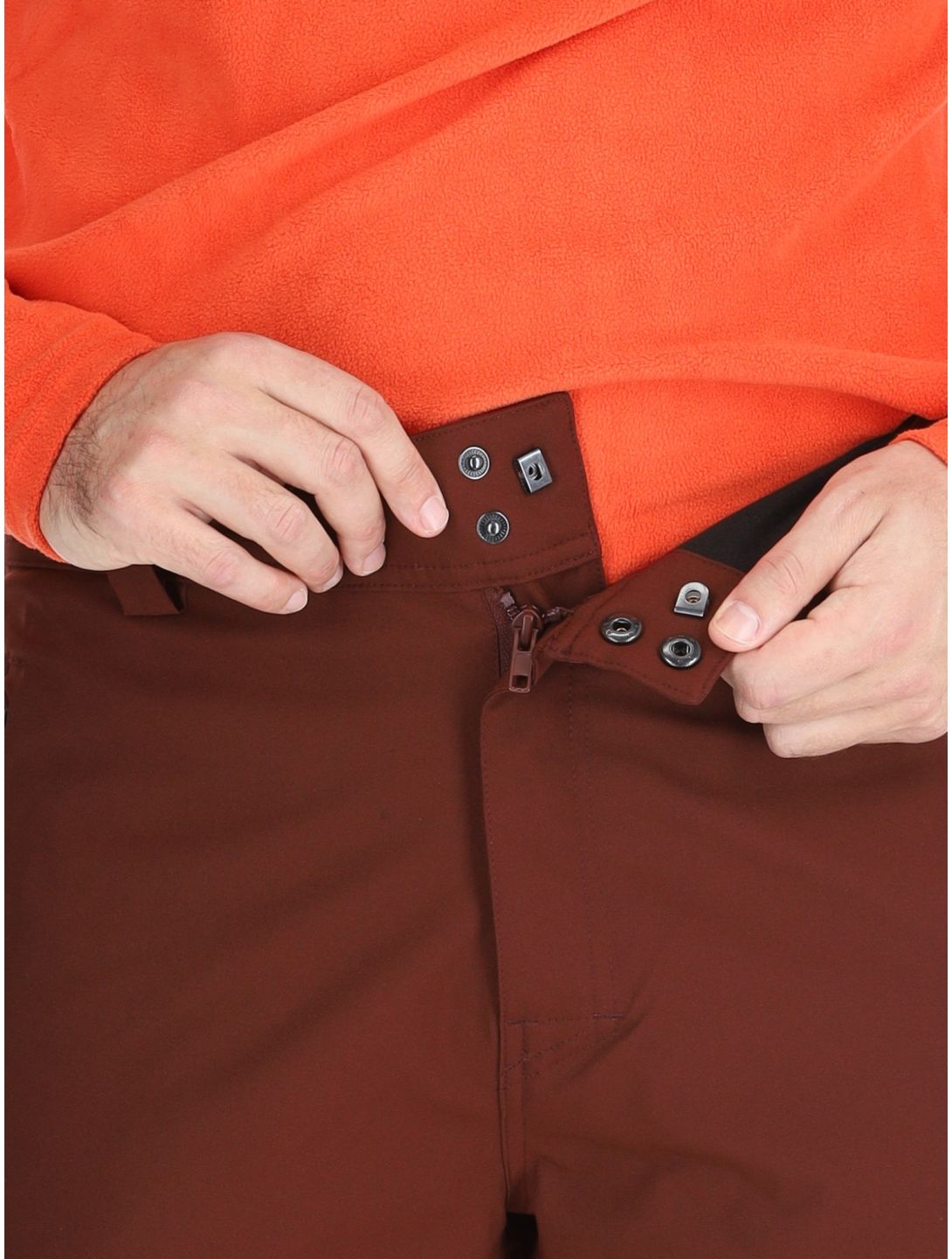 Brunotti, Footrail pantalones de esquí hombres Port rojo 