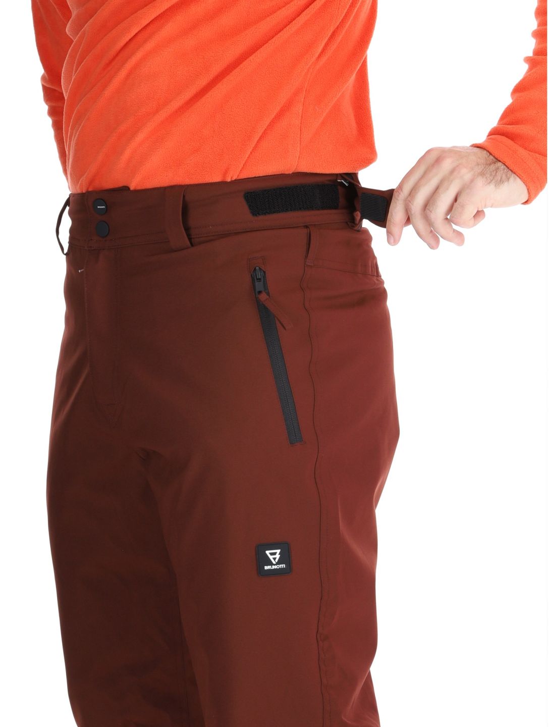 Brunotti, Footrail pantalones de esquí hombres Port rojo 