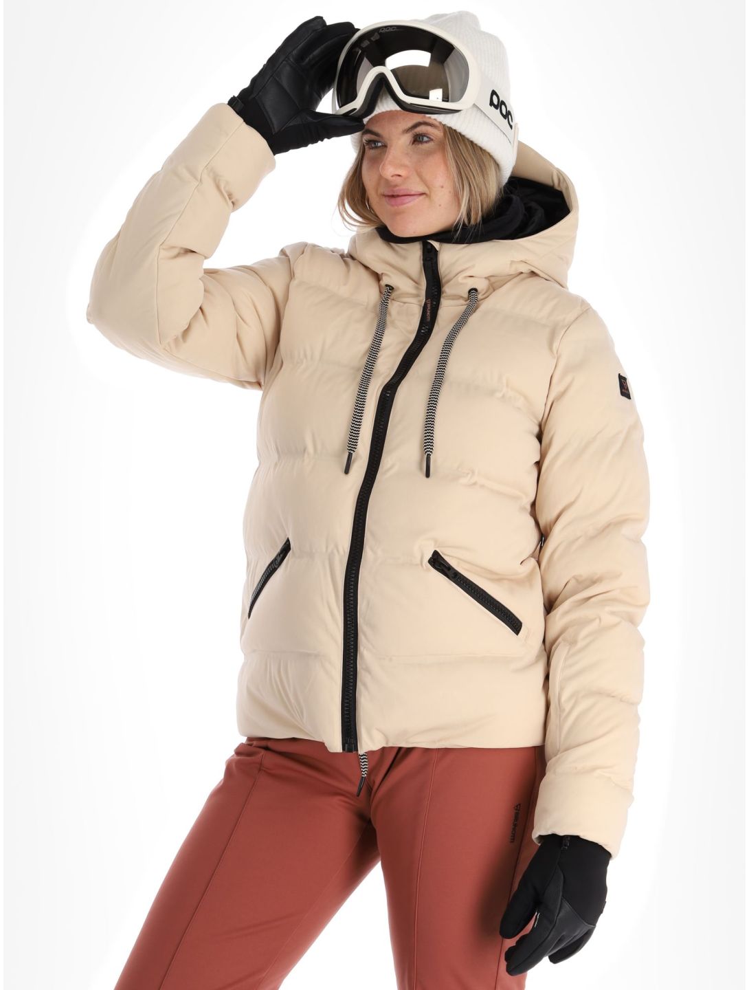 Brunotti, Irai chaqueta de esquí mujeres Canvas beige 