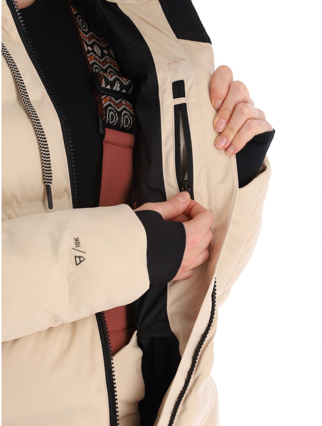 Brunotti, Irai chaqueta de esquí mujeres Canvas beige 