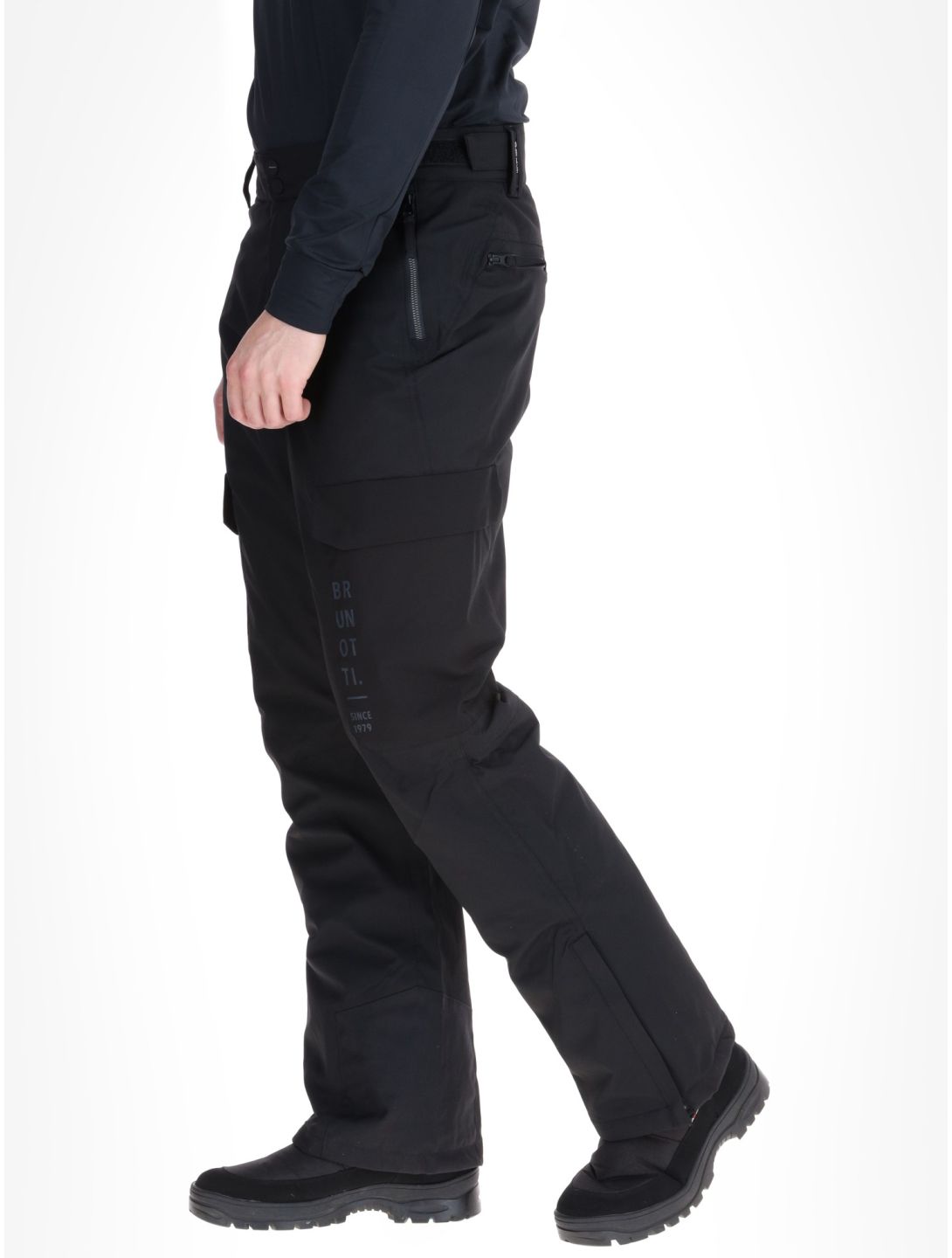 Brunotti, Jamee pantalones de esquí hombres Black negro 