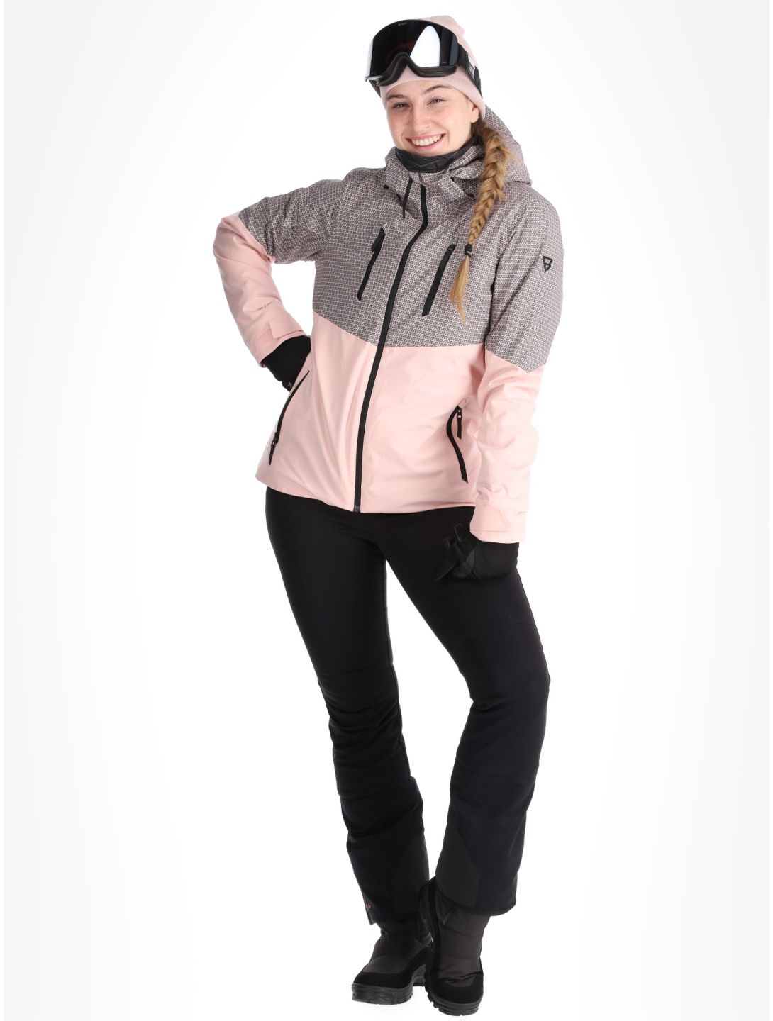 Brunotti, Lattea chaqueta de esquí mujeres Soft Pink rosa 