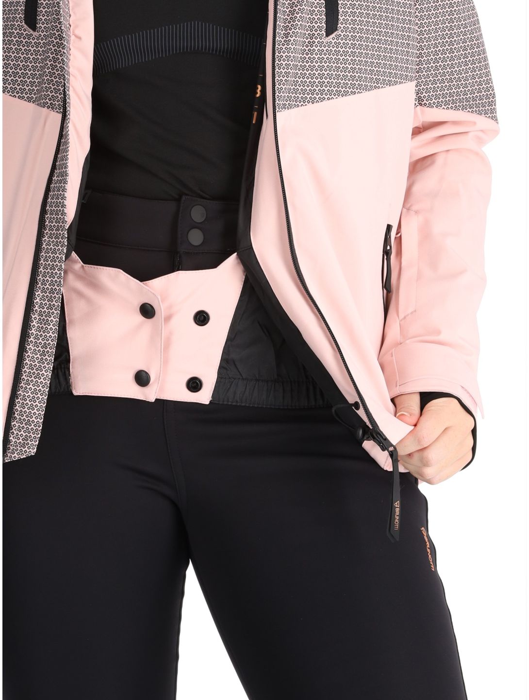 Brunotti, Lattea chaqueta de esquí mujeres Soft Pink rosa 