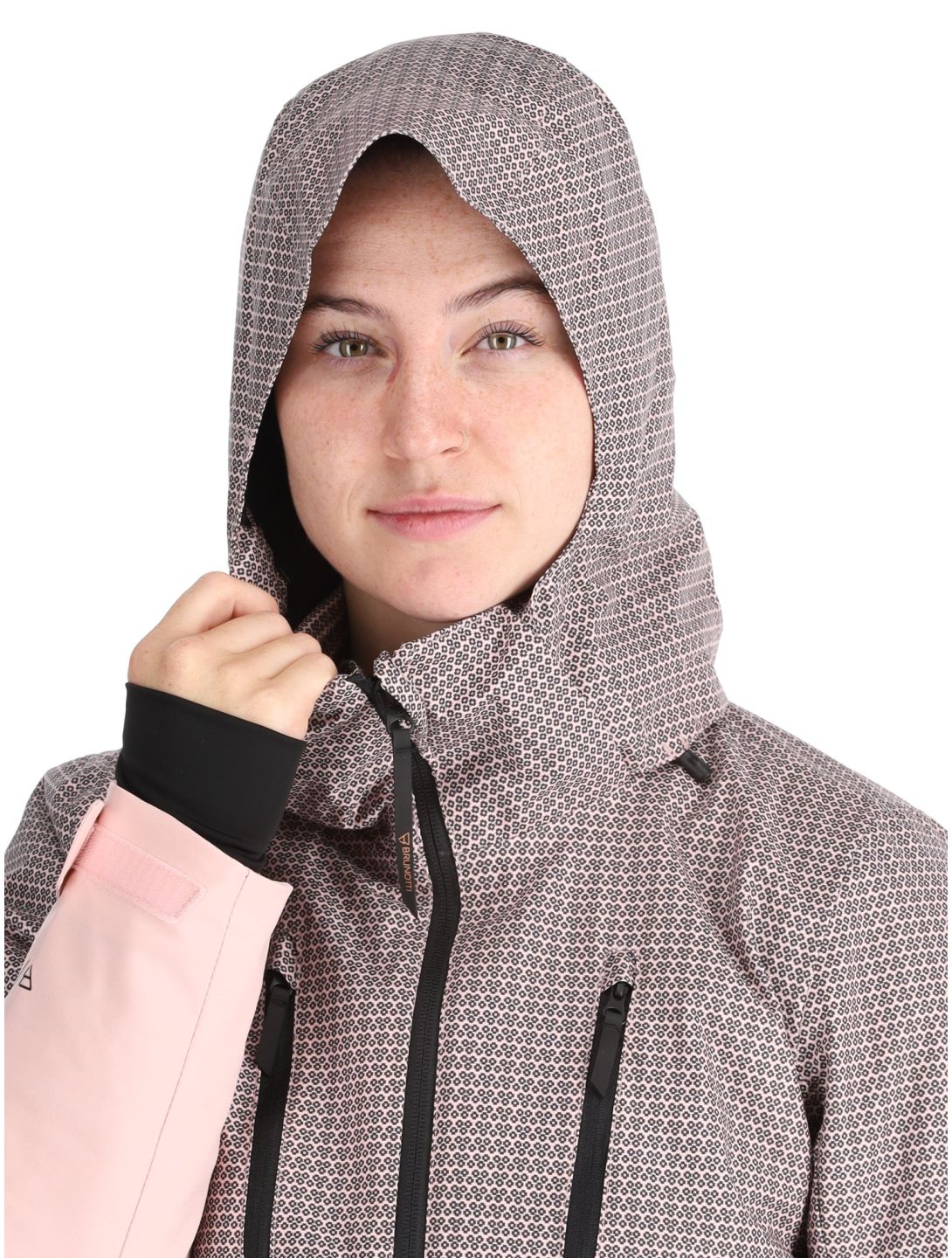 Brunotti, Lattea chaqueta de esquí mujeres Soft Pink rosa 