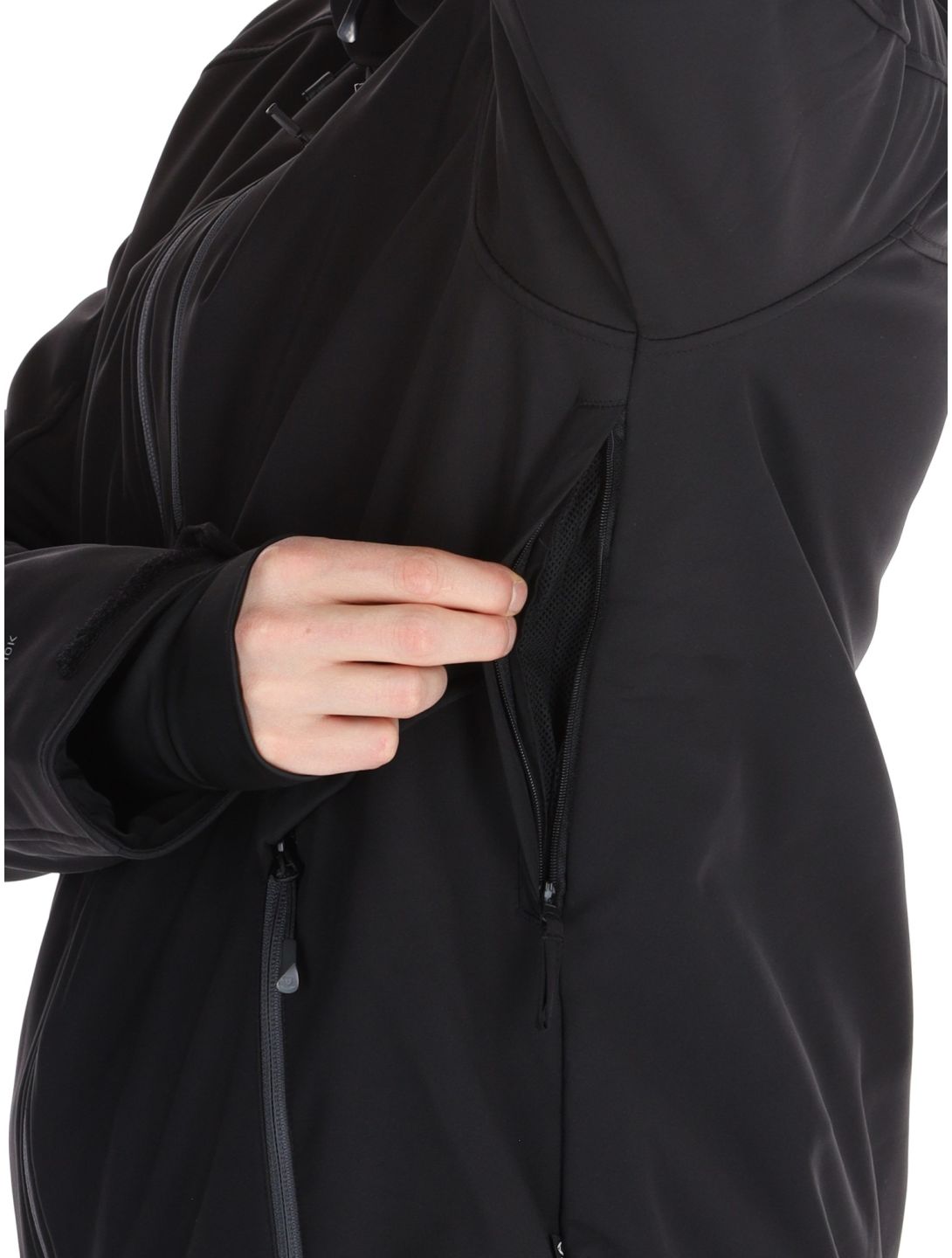 Brunotti, Marsala-N chaqueta de esquí softshell hombres Black negro 