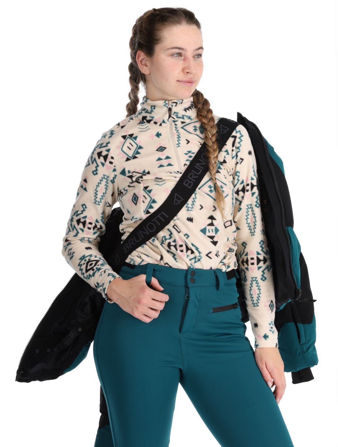 Brunotti, Maryski chaqueta de esquí mujeres Evergreen verde 