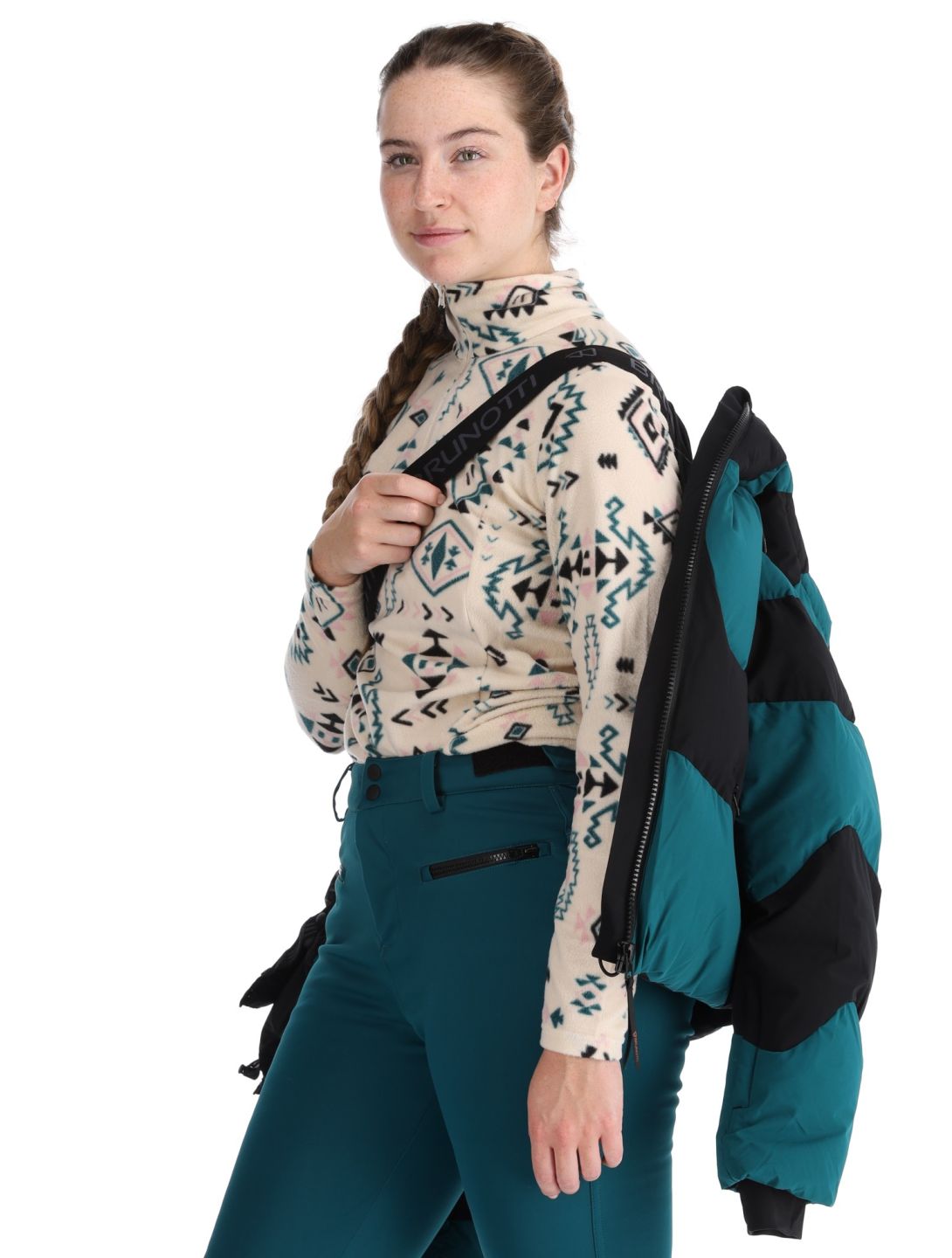 Brunotti, Maryski chaqueta de esquí mujeres Evergreen verde 