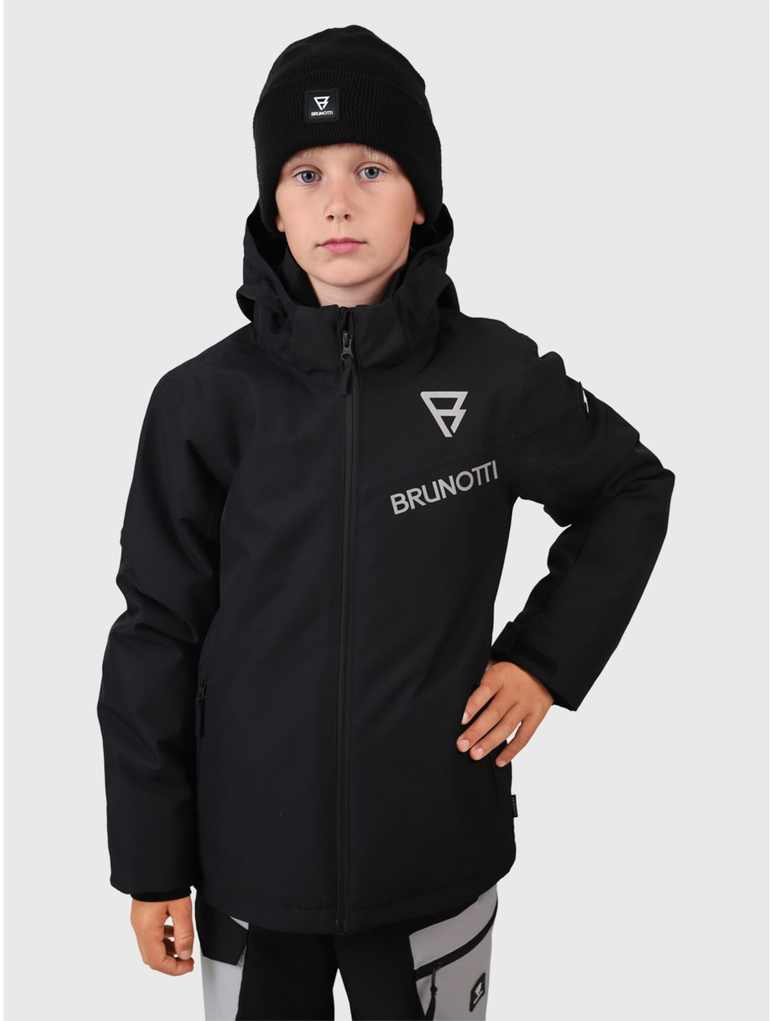 Brunotti, Navigaty chaqueta de esquí niños Black negro 