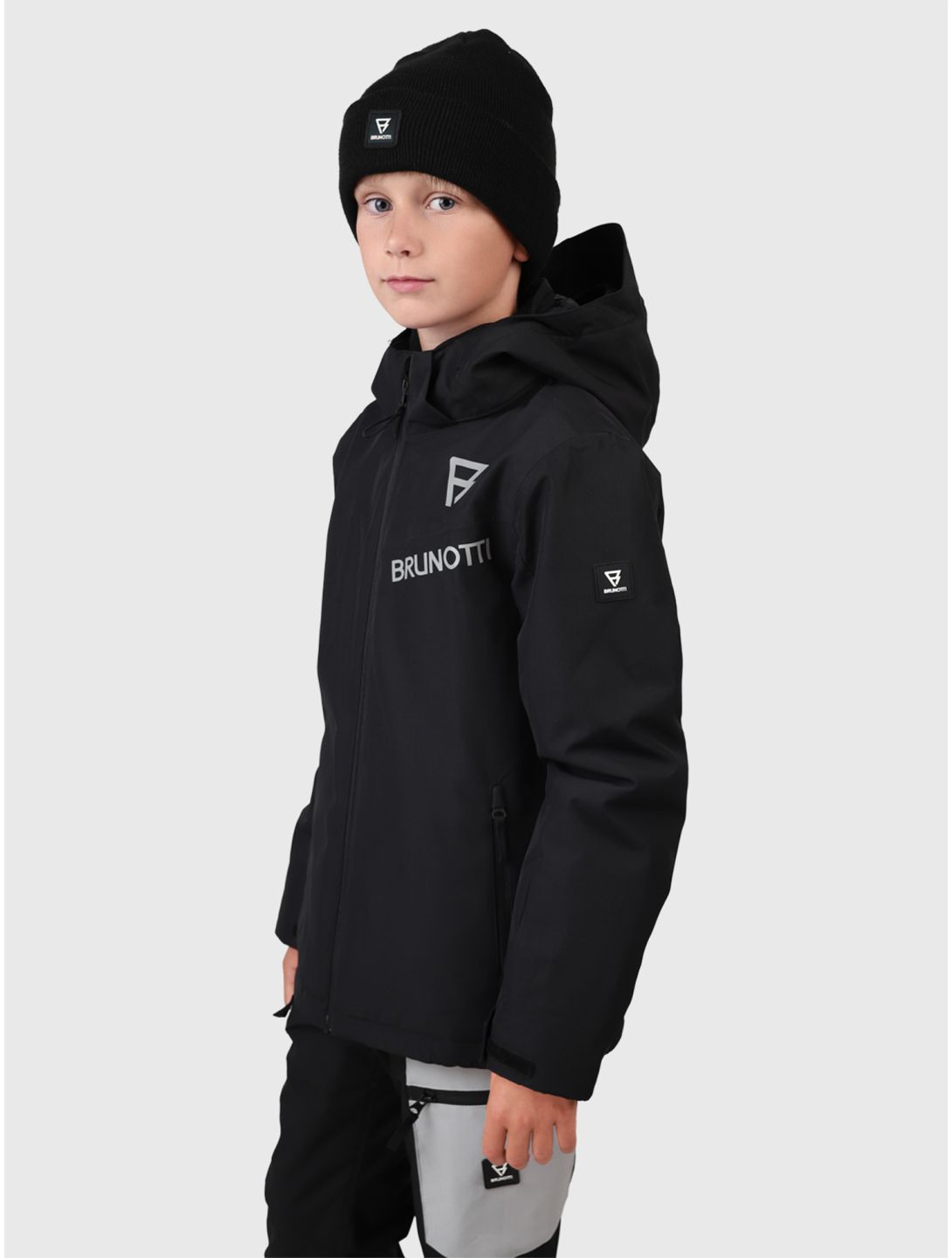 Brunotti, Navigaty chaqueta de esquí niños Black negro 