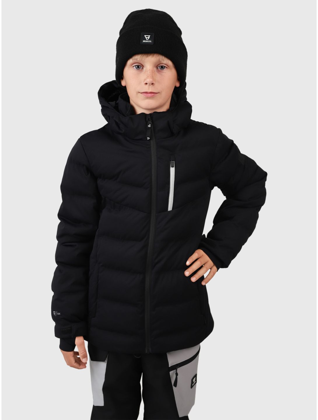 Brunotti, Sanclairy chaqueta de esquí niños Black negro 