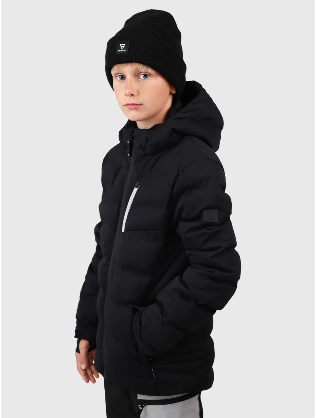 Brunotti, Sanclairy chaqueta de esquí niños Black negro 