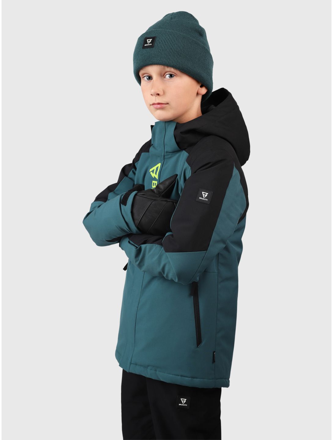 Brunotti, Sheldony chaqueta de esquí niños Fuel Green verde 