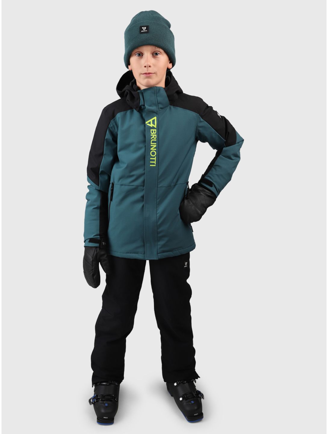 Brunotti, Sheldony chaqueta de esquí niños Fuel Green verde 