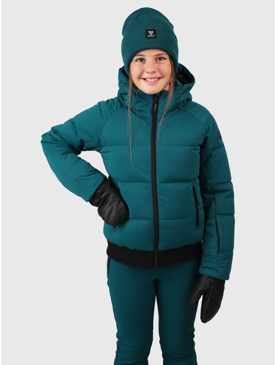 Brunotti, Suncrown chaqueta de esquí niños Evergreen verde 