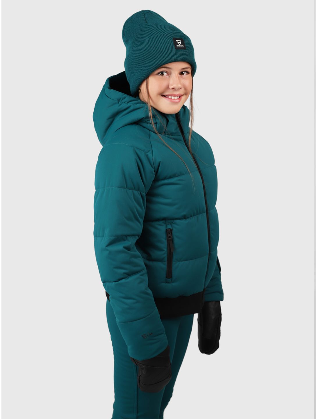 Brunotti, Suncrown chaqueta de esquí niños Evergreen verde 