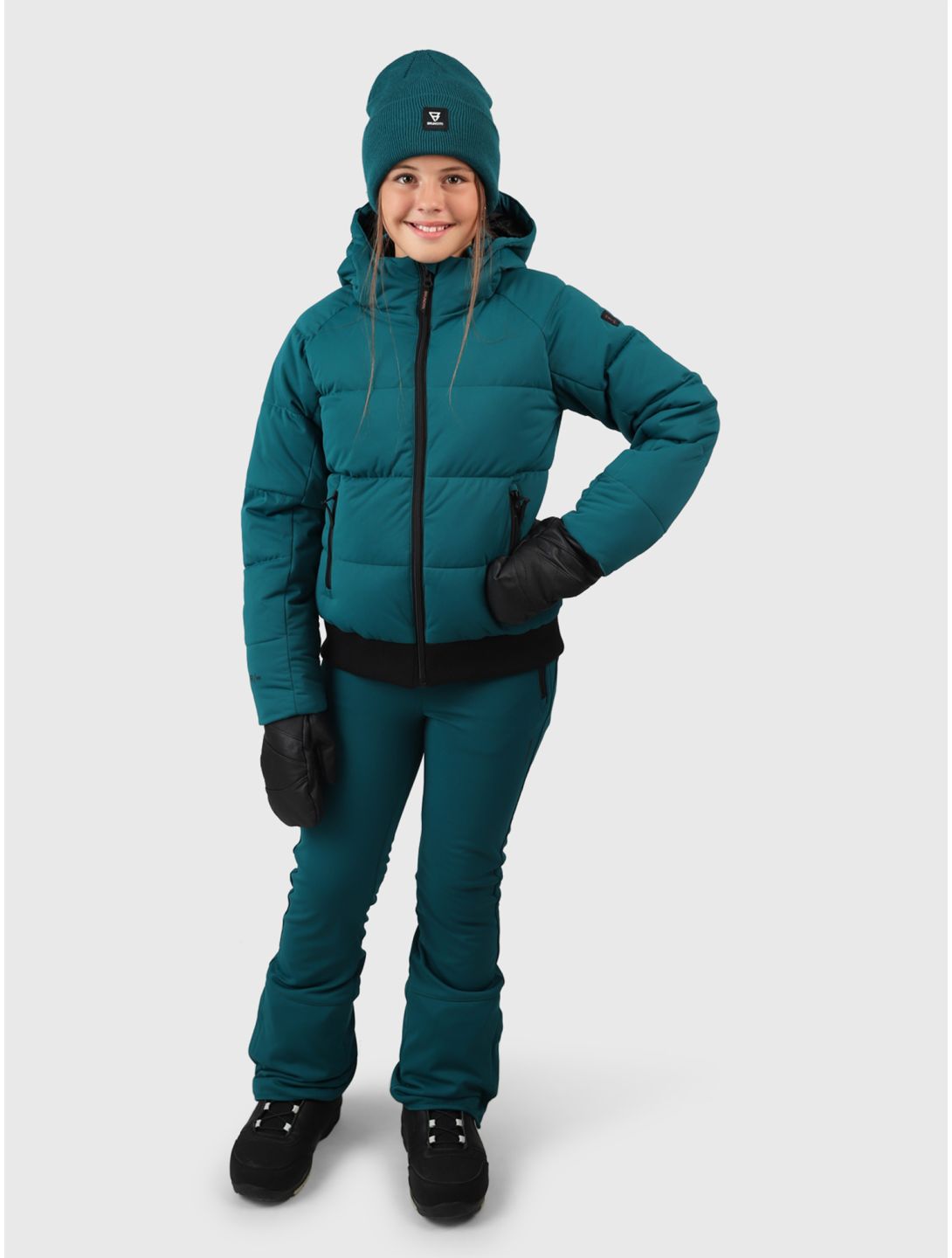 Brunotti, Suncrown chaqueta de esquí niños Evergreen verde 