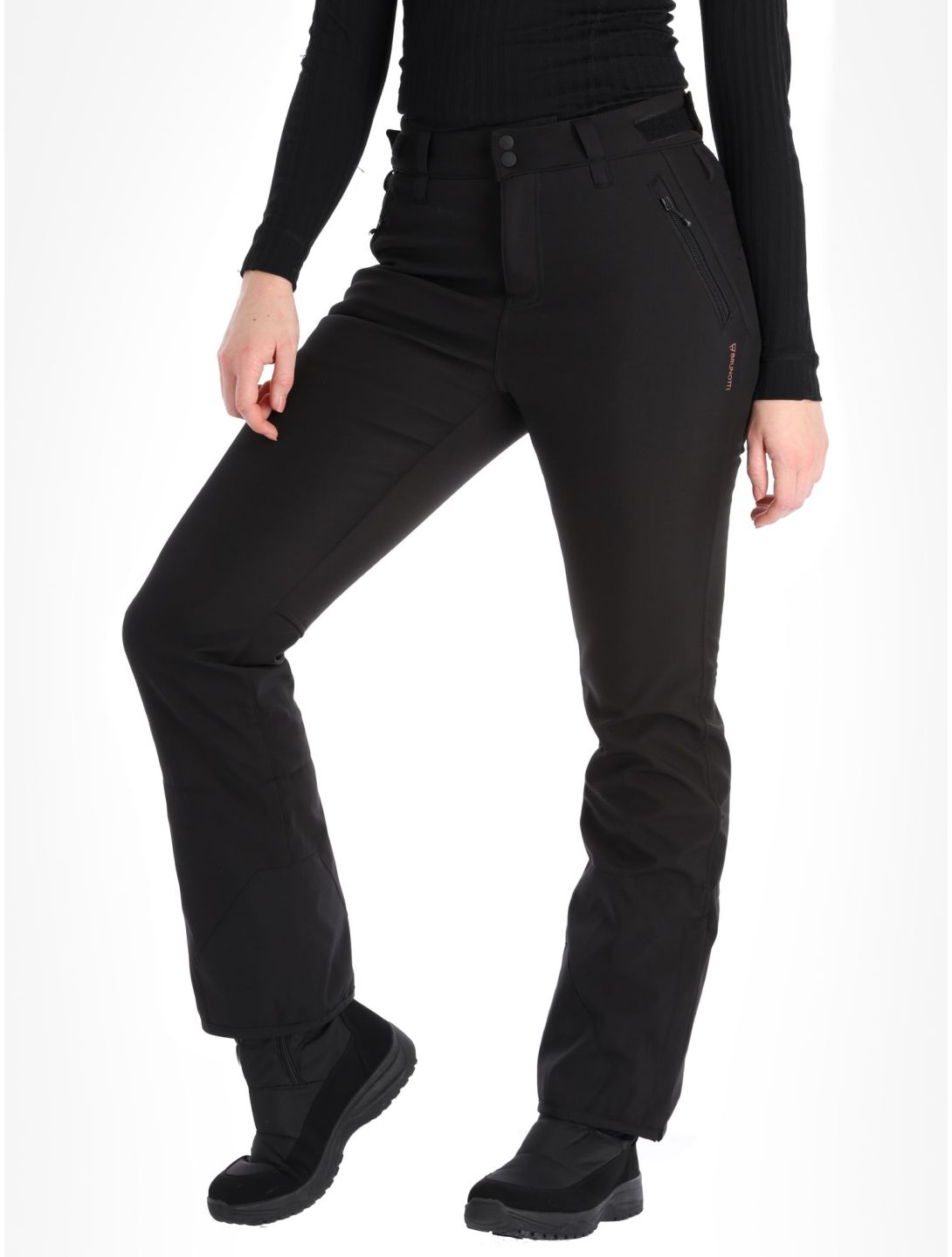 Brunotti, Tavors-N pantalones de esquí softshell mujeres Black negro 