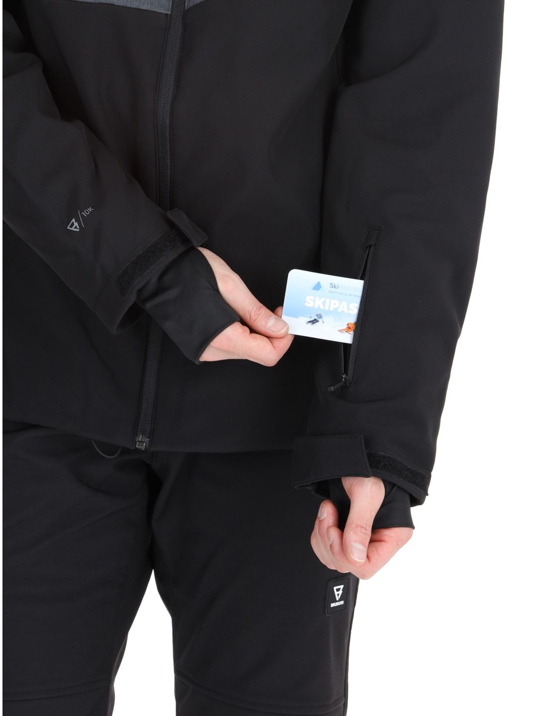 Brunotti, Twinstroke chaqueta de esquí softshell hombres Black negro 