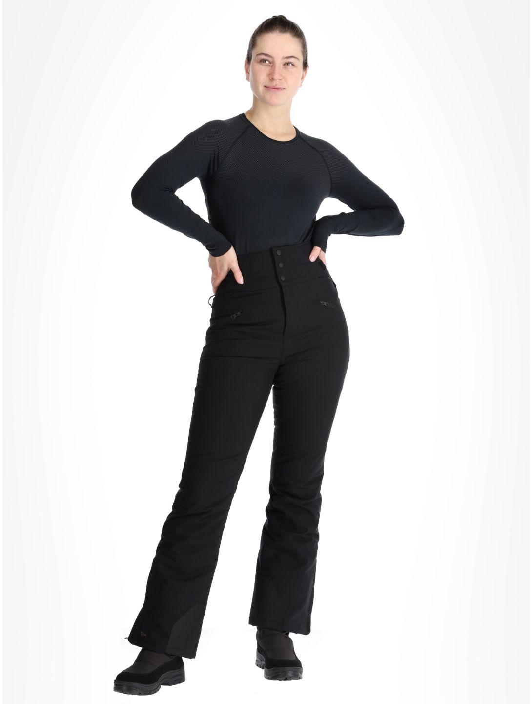 Brunotti, Whitewater pantalones de esquí mujeres Black negro 