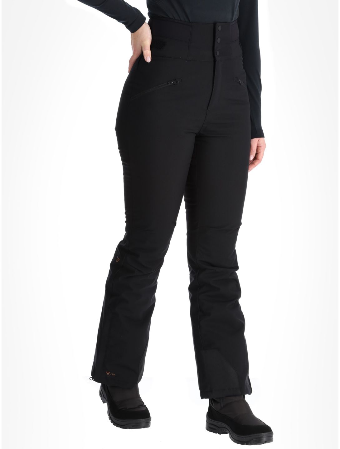 Brunotti, Whitewater pantalones de esquí mujeres Black negro 