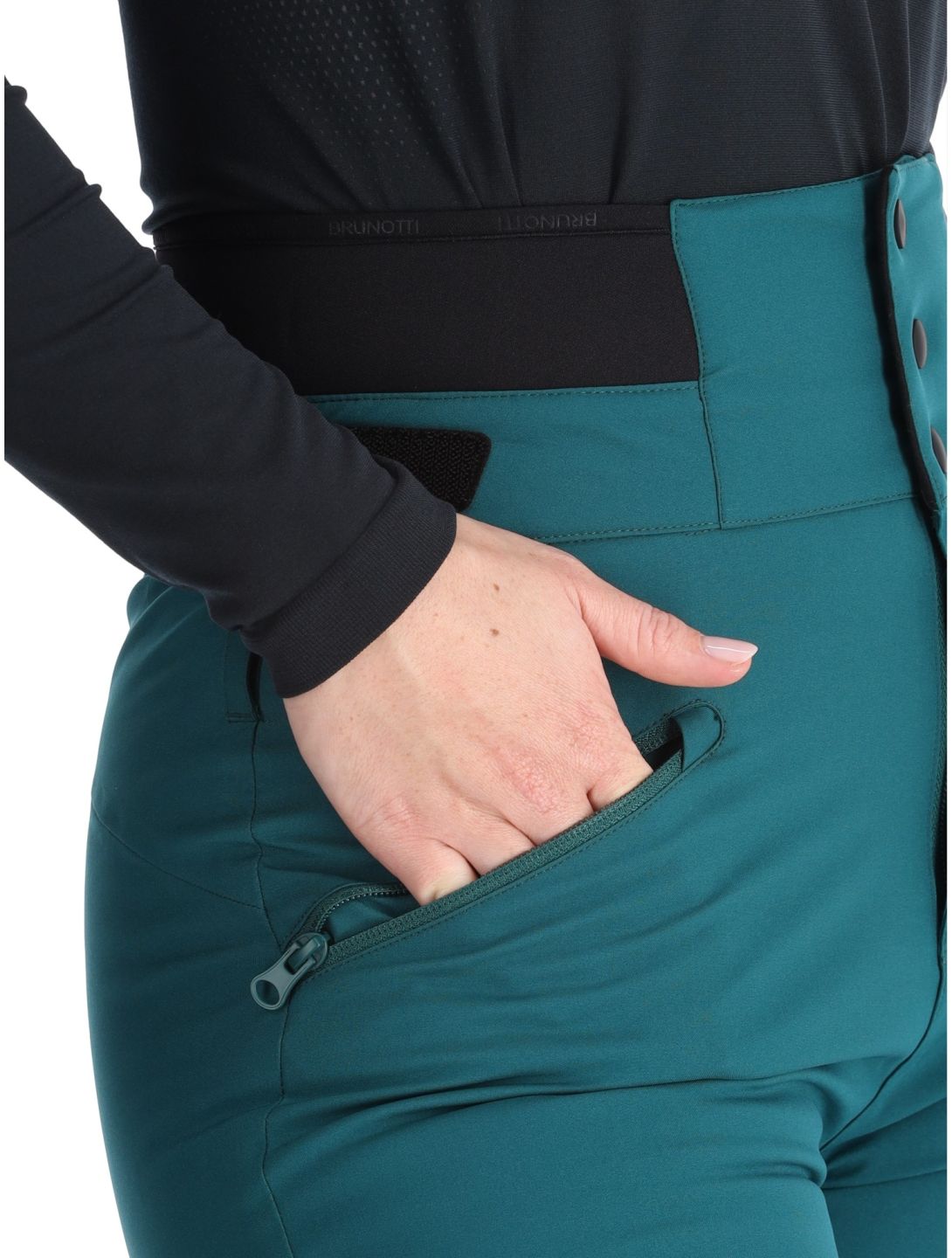 Brunotti, Whitewater pantalones de esquí mujeres Evergreen verde 