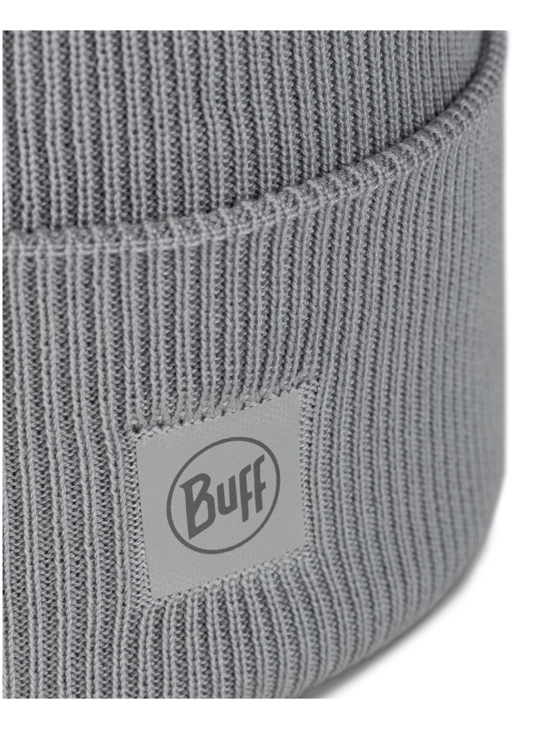 Buff, Crossknit Beanie gorro unisex Solid Light Grey gris 