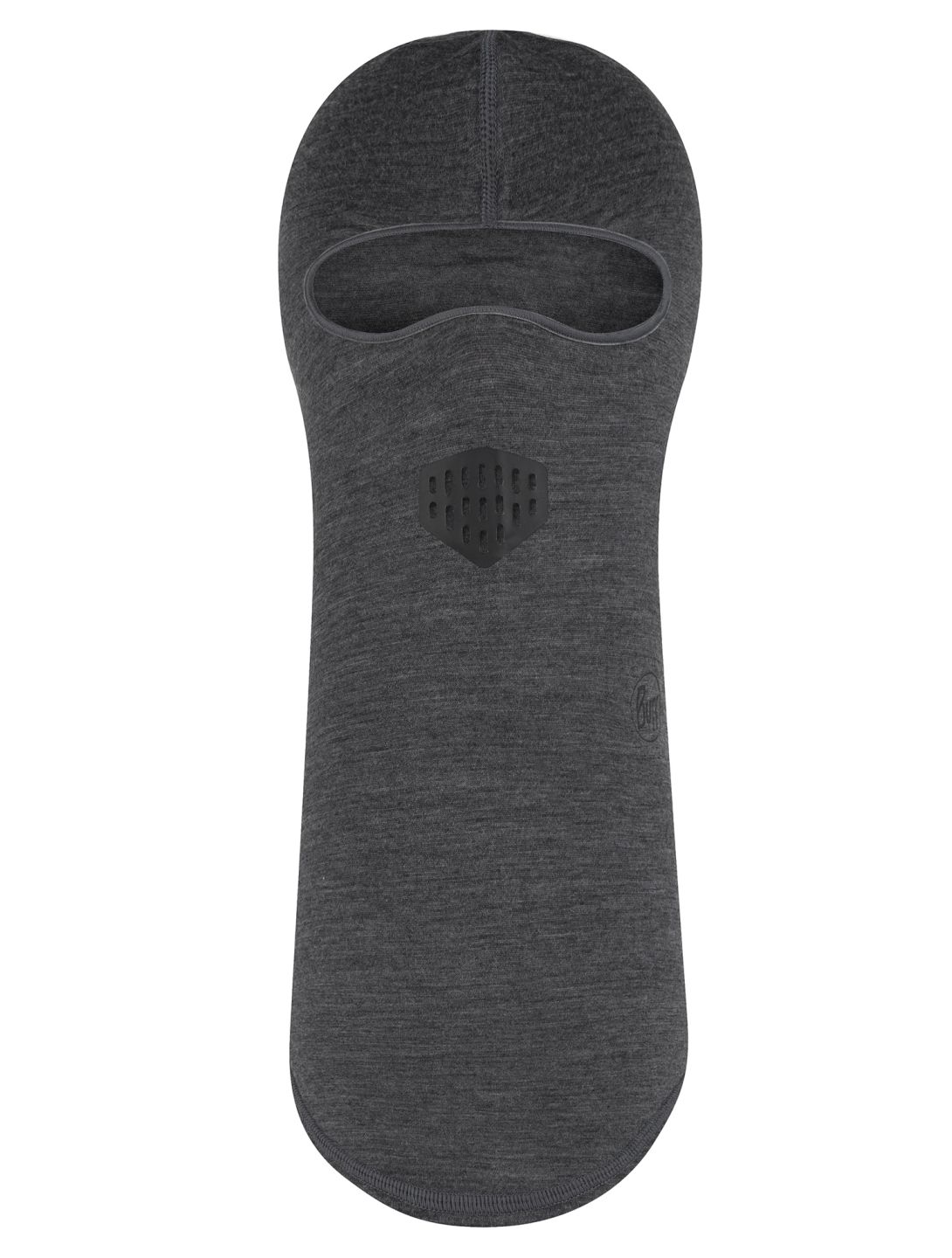 Buff, Merino Lightweight Balaclava mascara de esqui unisex Solid Grey gris 