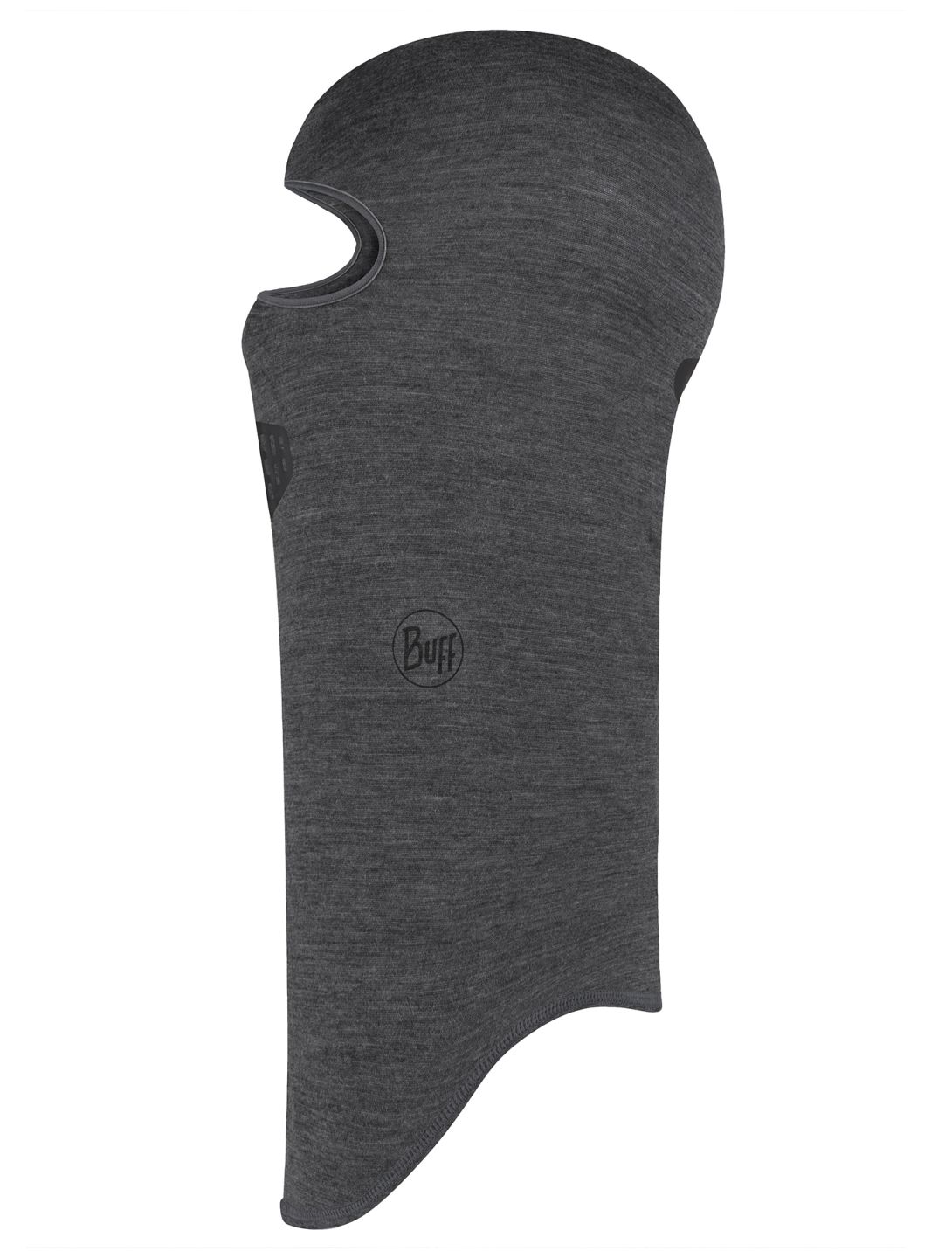 Buff, Merino Lightweight Balaclava mascara de esqui unisex Solid Grey gris 