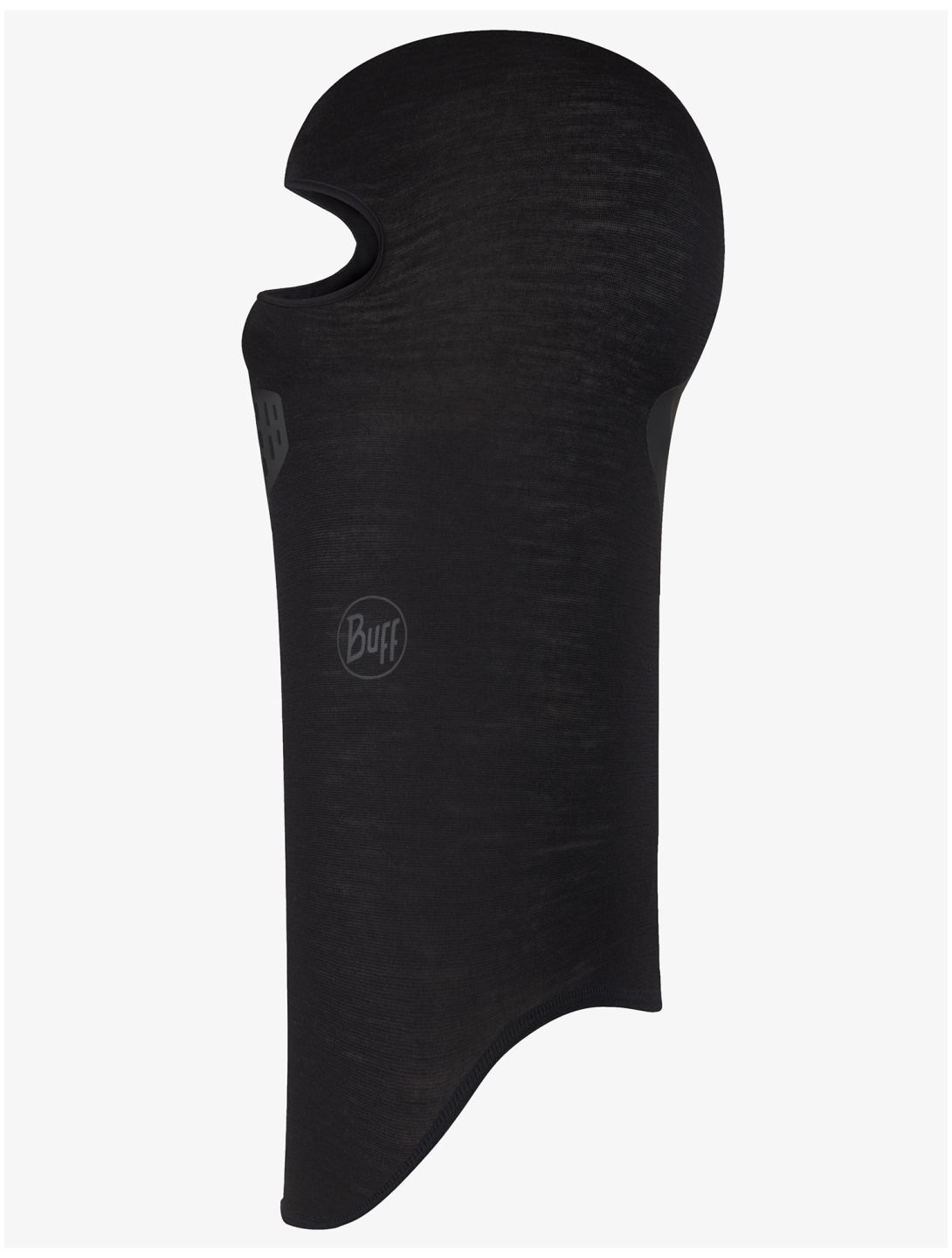 Buff, Merino Lightweight Balaclava mascara de esqui unisex Solid Black negro 