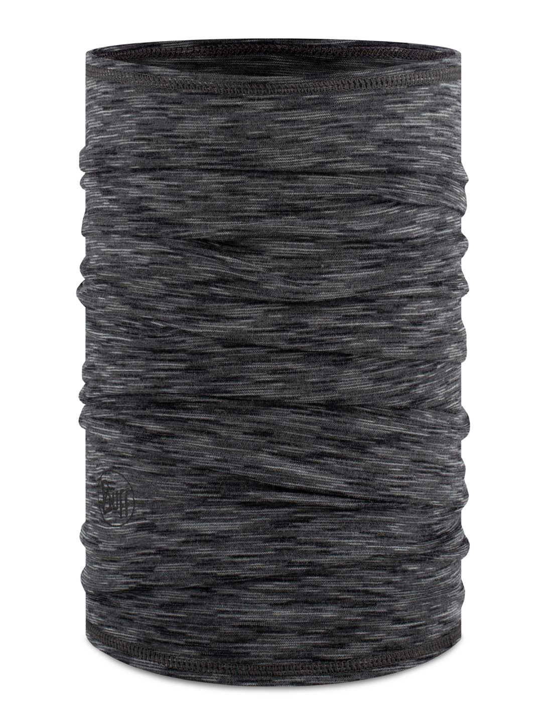 Buff, Merino Lightweight bufanda niños Graphite Multistripes gris 