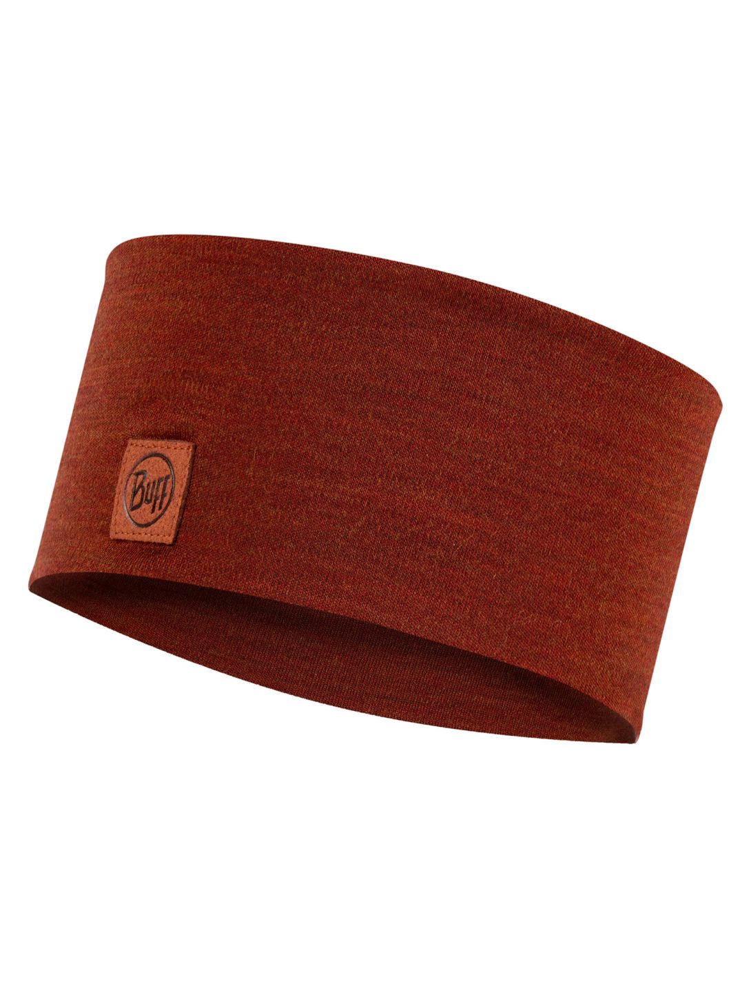 Buff, Merino Wide Headband diadema unisex Solid Sienna marrón 