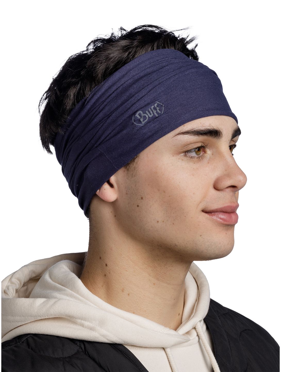 Buff, Original Ecostretch bufanda unisex Solid Night Blue azul 