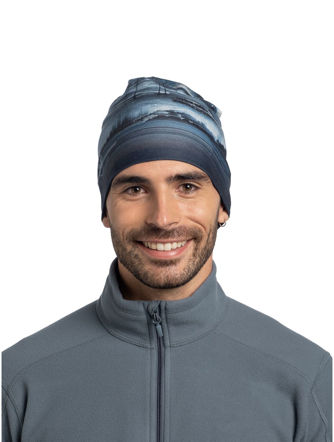 Buff, Polar Reversible gorro unisex Oser Blue azul 