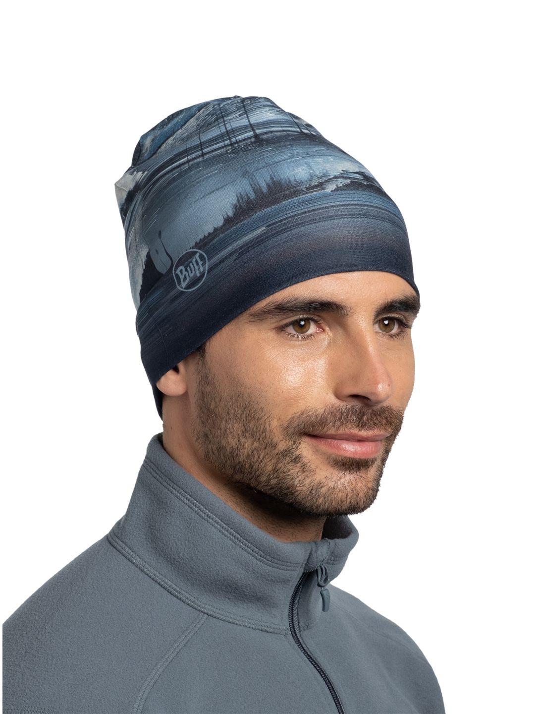 Buff, Polar Reversible gorro unisex Oser Blue azul 