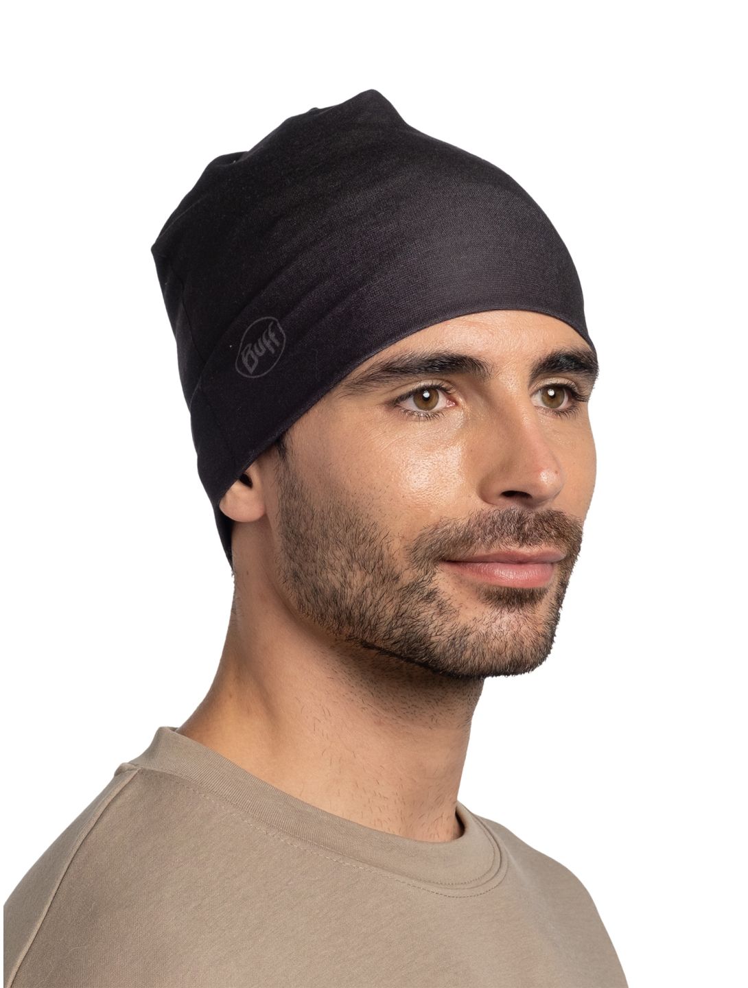 Buff, Polar Reversible gorro unisex Solid Black negro 