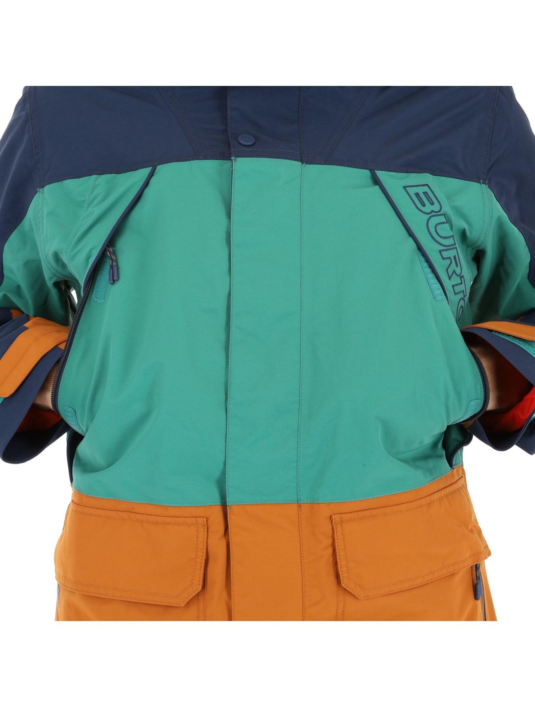 Burton, Breach Insulated chaqueta de esquí hombres azul/marrón/verde