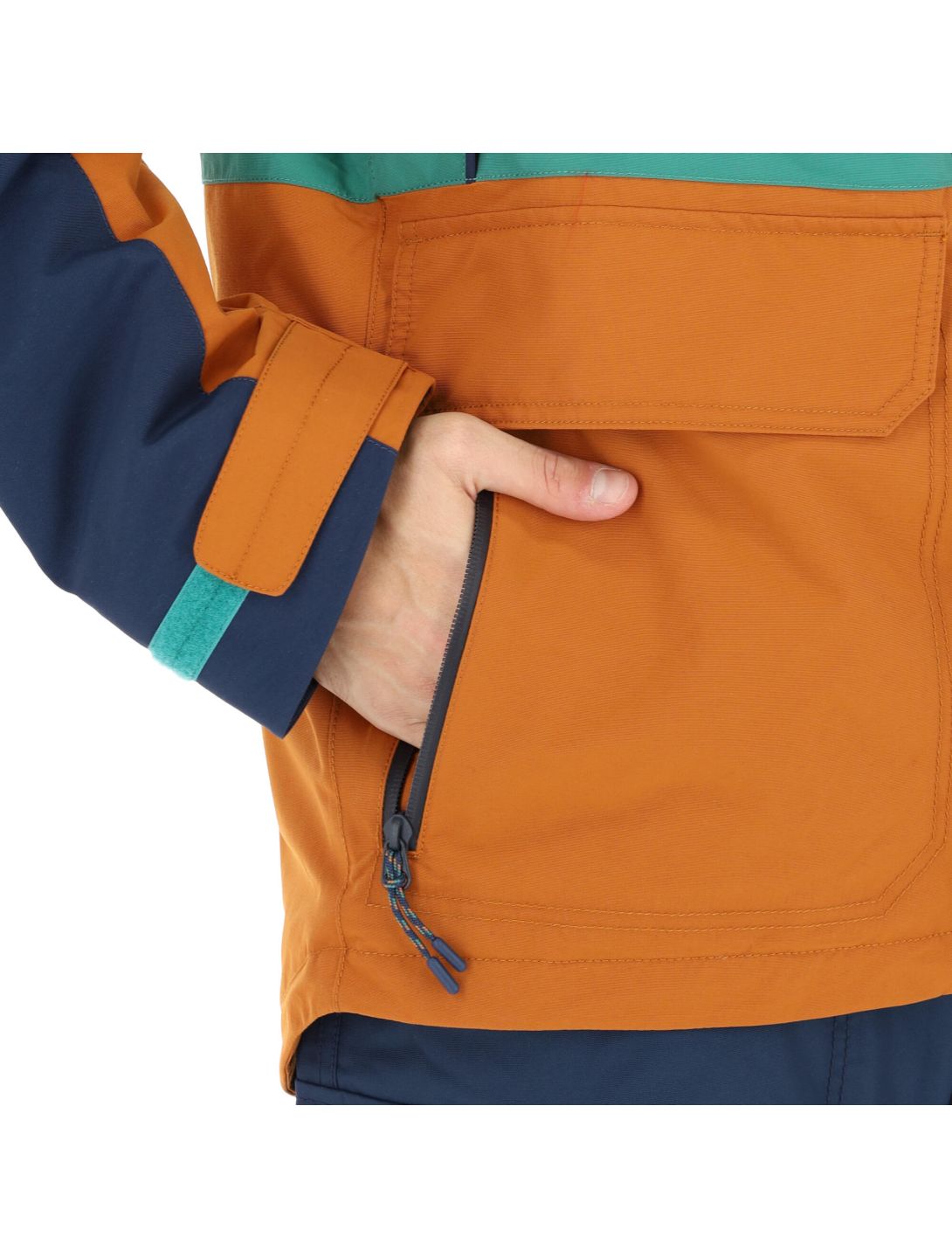 Burton, Breach Insulated chaqueta de esquí hombres azul/marrón/verde